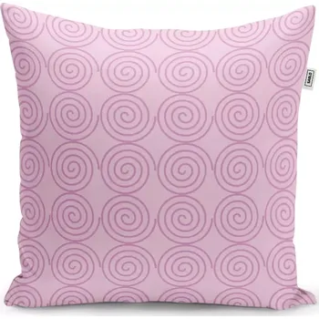 Polštář Sablio Polštář Růžové spirály - 40x40 cm