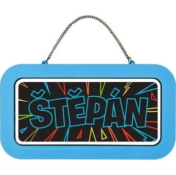 Party dekorace ALBI Neonová cedulka se jménem - Štěpán