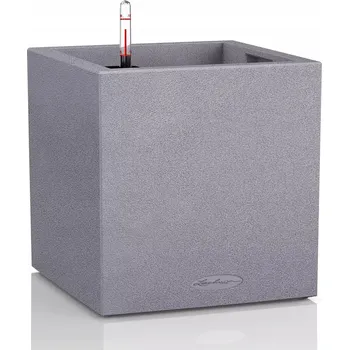 Květináč Květináč plast šedý Lechuza 40 cm x 40 x 40 cm