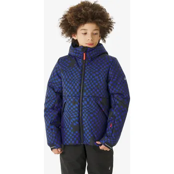 WEDZE Dětská lyžařská prošívaná bunda hřejivá 6–14 let 100 Warm 10 LET MODRÁ