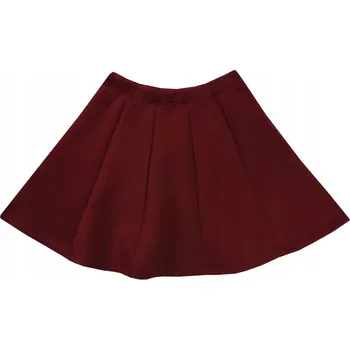 Dámská sukně SUKNĚ ELEGANTNÍ SLAVNOSTNÍ DO ŠKOLY bordó PĚNOVÁ BREEZE 14 L H155H