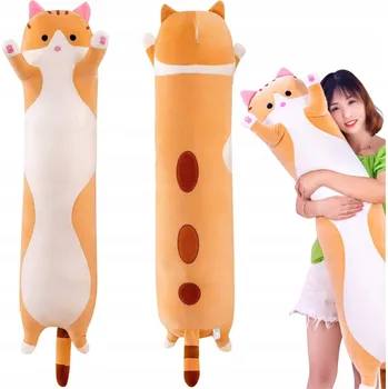 plyšák PLYŠOVÁ HRAČKA DLOUHÁ KOČKA KOTĚ PÁREK PLYŠÁK PLYŠOVÝ MAZLÍČEK PŘÍTULNÍČEK HRAČKA POLŠTÁŘ 130 cm