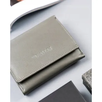 Peněženka 4U Cavaldi dámská peněženka z pravé kůže šedá