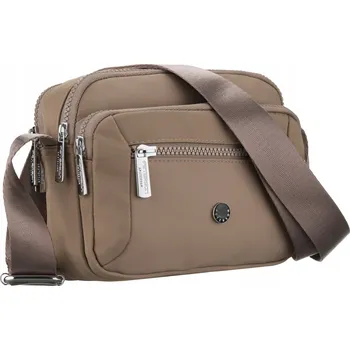 Kabelka Peterson kabelka přes rameno polyester béžová