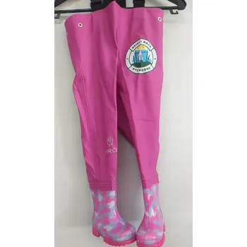 Dívčí holínky Dětské prsačky SRDÍČKA vel. 20/21 Holínky Rybářské kalhoty