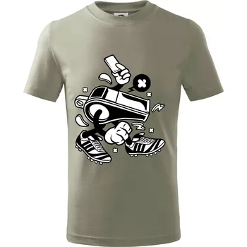 Rozhodčí píšťalka - Tričko dětské bavlněné - 98 cm / 2 roky ( Light khaki )