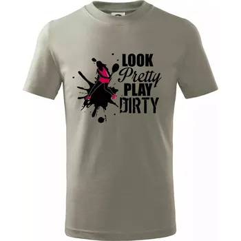 Look pretty play - Tričko dětské bavlněné - 98 cm / 2 roky ( Light khaki )