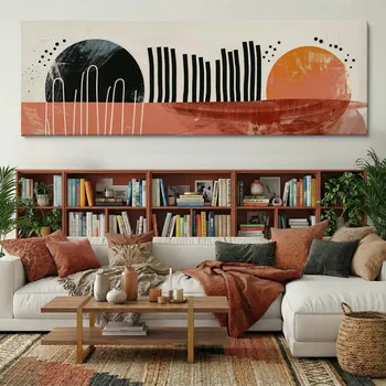 Obraz Obraz na plátně - Čas odstranit bariéry FeelHappy.cz Velikost obrazu (šířka x výška): 120 x 40 cm