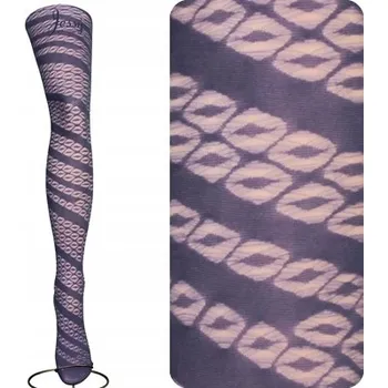 Dámské spodní prádlo Vzorované Punčocháče Calzamia 40 DEN modré JAENS velikost 2/3