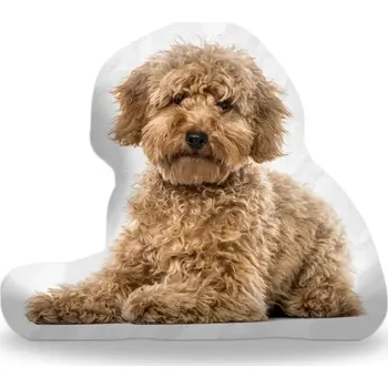 Polštář Sablio 3D polštář ve tvaru Pudl