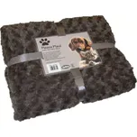 Nobby Super Soft fleecová měkká deka 100x150cm hnědá