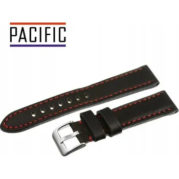 Řemínek na hodinky Řemínek k hodinkám 22 mm, černý silný kožený