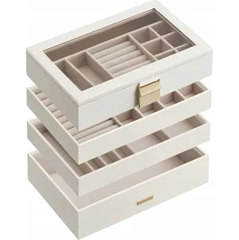 Šperkovnice Šperkovnice na bižuterii Songmics, 4 patra