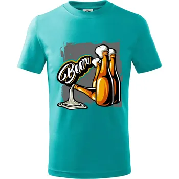 Beer lahve - Tričko dětské bavlněné - 98 cm / 2 roky ( Emerald )