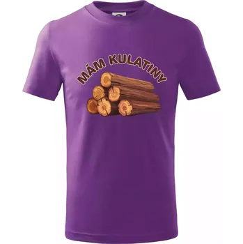 Mám kulatiny bez věku - Tričko dětské bavlněné - 98 cm / 2 roky ( Fialová )