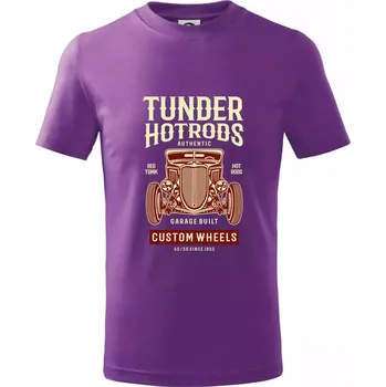 Thunder Hot Rods - Tričko dětské bavlněné - 122 cm/6 let ( Fialová )
