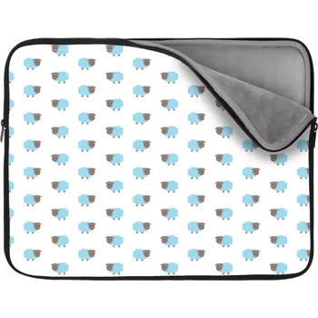 pouzdro na notebook Sablio Obal na notebook Modré ovce - 17"