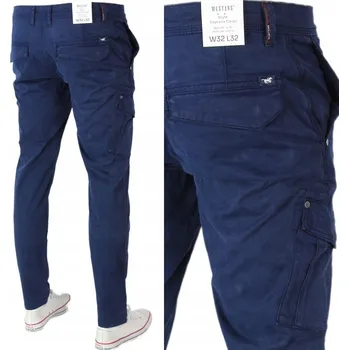 Pánské kalhoty MUSTANG CARGO CHINO DAYTONA SLIM DŽÍNY KAPSÁČE JOGGERS _ W32 L32