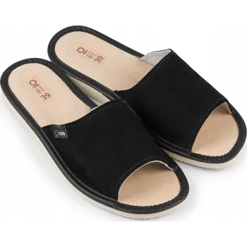 Dámské pantofle Dámské kožené semišové Pantofle Domácí pantofle NOWO 36