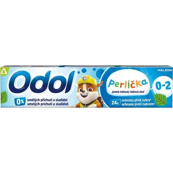 Dentální hygiena Odol Perlička, zubní pasta pro děti, modrá, 50 ml