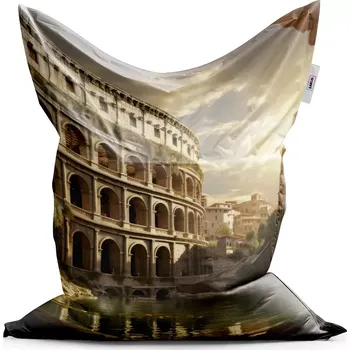Sedací pytel Sablio Sedací vak Classic Řím Koloseum Art - 200x140 cm