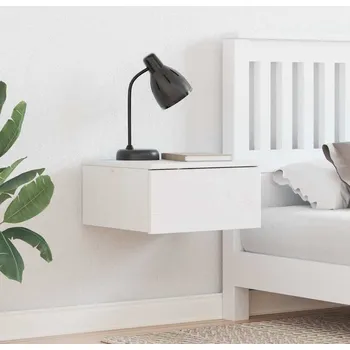 Noční stolek vidaXL Noční stolek se zásuvkou 2 pcs Bílá 37 x 35 x 18,5 cm [873484]