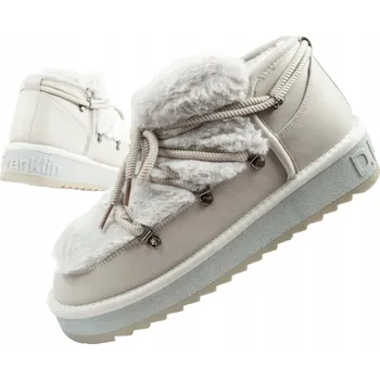 Dámská zimní obuv Dámské zimní sněhule D.Franklin vel. 41, módní, s kožíšek podšívkou, šedé