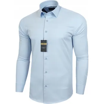 Pánská košile LAVIER pánská košile slim střih dlouhý rukáv bavlna velikost S