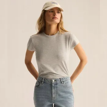 Dámské tričko DIVERSE dámské tričko přiléhavé tričko HAMTA Šedé XL