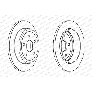 Brzdový kotouč Brzdový kotouč FERODO DDF1813C