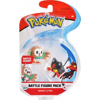 Figurka Pokémon Rowlet + Litten - Sada figurek