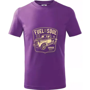 Fuel For The Soul - Tričko dětské bavlněné - 146 cm/10 let ( Fialová )