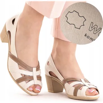 Dámské sandále Wojtyłko dámské sandály 10368 sloupek velikost 36