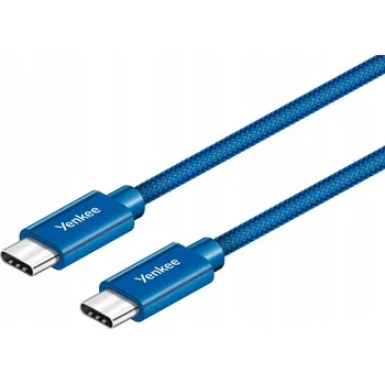 Datový kabel Kabel Yenkee USB – USB typ C 1 m modrý