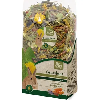 Krmivo pro hlodavce JR Farm Zakrslý králík Grainless Health Mix 600 g