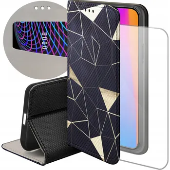 Pouzdro na mobilní telefon Flipové pouzdro Hello Case pro Huawei P30 Lite zlaté