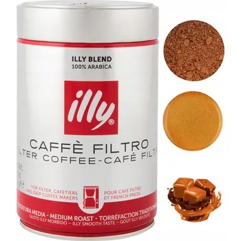 Káva Mletá káva Illy Classico pro filtrovanou kávu 250 g