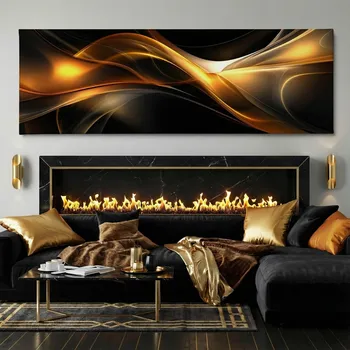 Obraz Obraz na plátně - Sonáta solárního záblesku FeelHappy.cz Velikost obrazu (šířka x výška): 90 x 30 cm