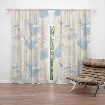 Závěs Sablio Závěs Listí: 2ks 140x250cm