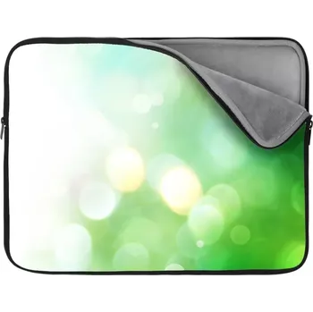 pouzdro na notebook Sablio Obal na notebook Zelená abstrakce - 17"