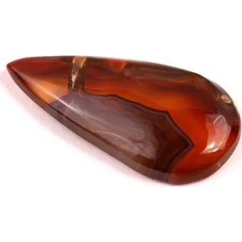 Přírodní kámen Kabošon Montana Agate č.7965 (32x16x5mm)