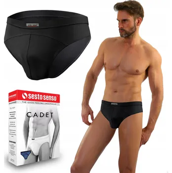 Sesto Senso Slipy černé barvy velikost XL