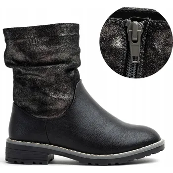 Dámské kozačky Wojtyłko kozačky kotníkové boty zimní 3Z20148 r28