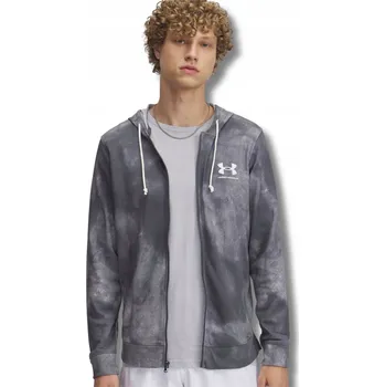 Pánská mikina PÁNSKÁ SPORTOVNÍ MIKINA S KAPUCÍ UNDER ARMOUR NA ZIP KAPSY L