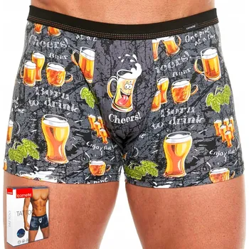 Boxerky Pánské Slipy s s potiskem PIWA CORNETTE TATTOO 201- M, bavlna