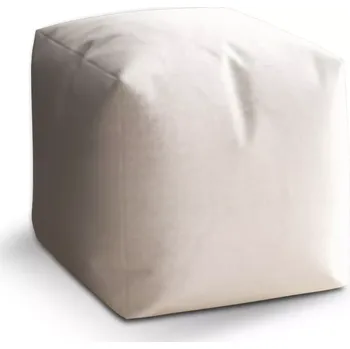 Taburet Sablio Taburet Cube Bílá: 40x40x40 cm