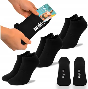 Pánské ponožky Ponožky Bad Surfer SM809 černé, velikost 43-46