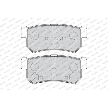 Brzdová destička Sada brzdových destiček, kotoučová brzda FERODO FDB1937
