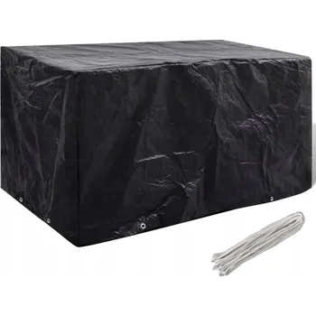 Krycí plachta Obal na zahradní nábytek 180 x 70 x 90 cm černý