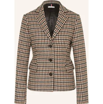 Dámské sako Tommy Hilfiger Dámský Blejzr, hnědá / černá / režná, 42